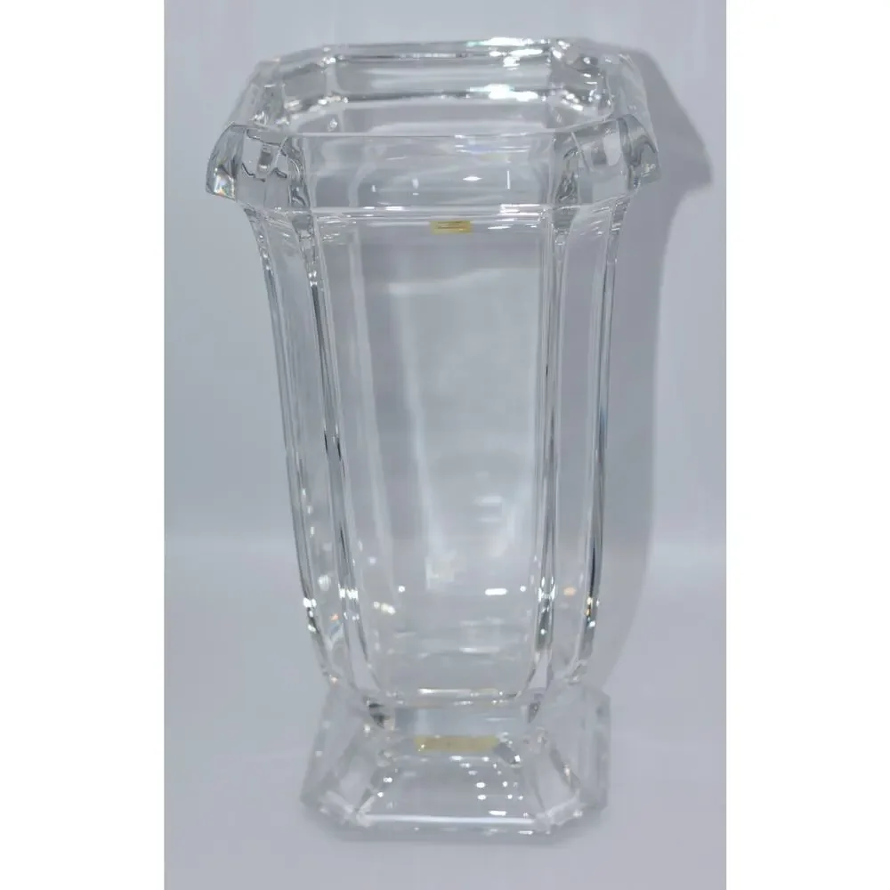 French Art Glass JG Durand Sparkling Fine Crystal Neo Classic 12